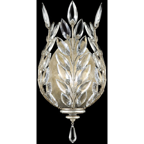 Crystal Laurel Wall Sconce Wall Light in Silver