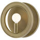 Chaplet 1 Light 8 inch Antique Brass ADA Wall Sconce Wall Light