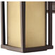 Estate Series Harbor Outdoor Wall Mount Lantern in Anchor Bronze, Small