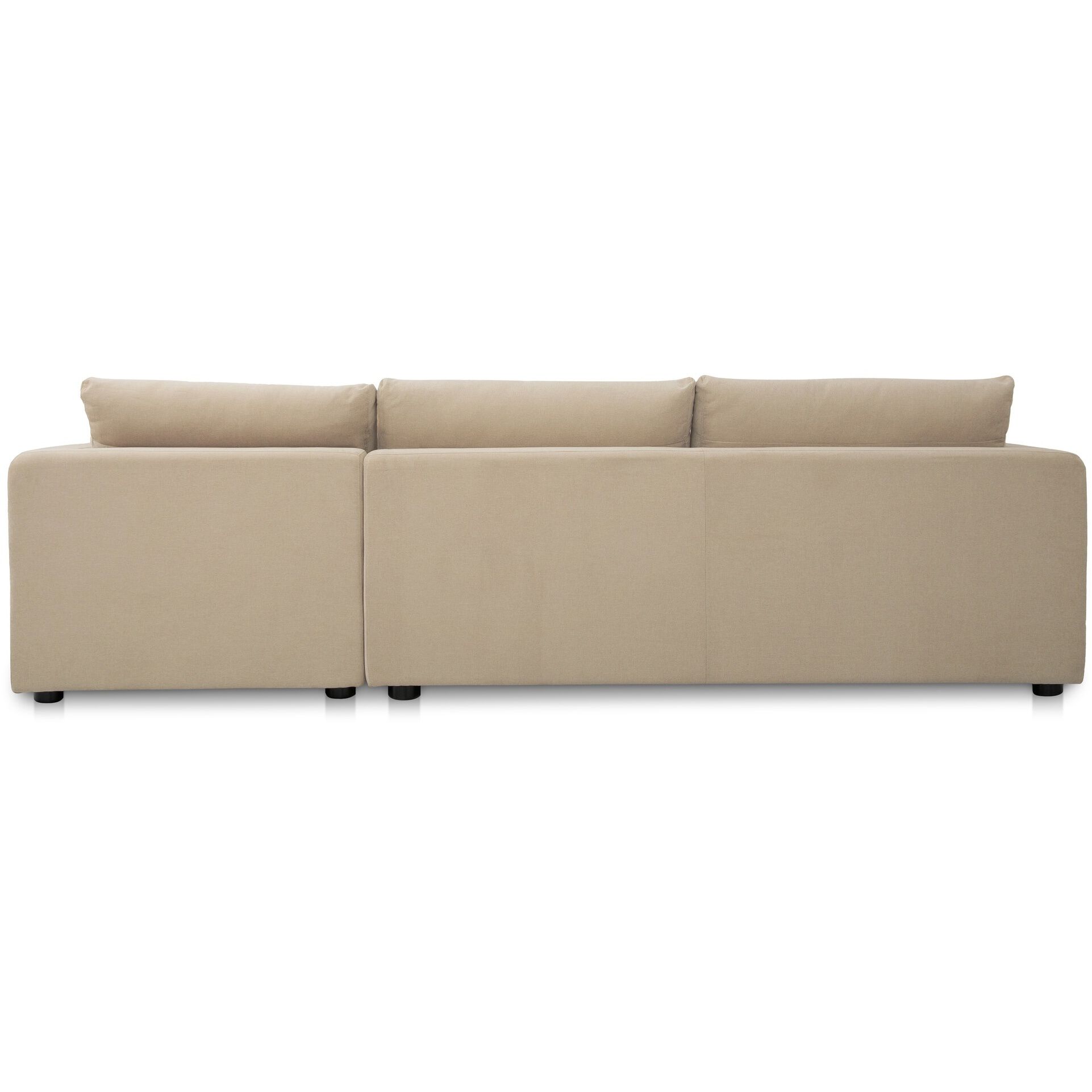 Burrow Beige Sleeper Sectional With Storage Chaise in Right, Right