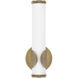 Femi LED 4.75 inch Lacquered Brass Bath Light Wall Light