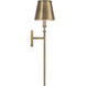 Whitney 2 Light 14.5 inch Aged Brass Sconce Wall Light