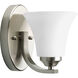 Adorn 1 Light 5.25 inch Brushed Nickel Bath Vanity Wall Light