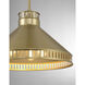 Seagram 3 Light 20 inch Warm Brass Pendant Ceiling Light