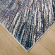 Darica 90 X 63 inch Blue Rug in 5 x 7