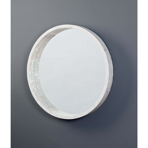 Mother of Pearl 30 X 30 inch Natural Mirror, Medium