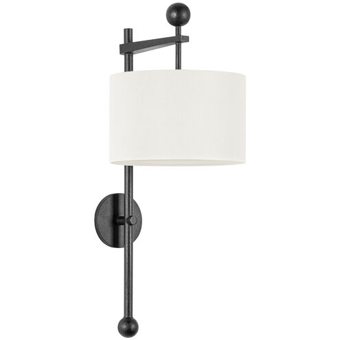 Tisbury 1 Light 11 inch Forged Iron Plug-in Sconce Wall Light