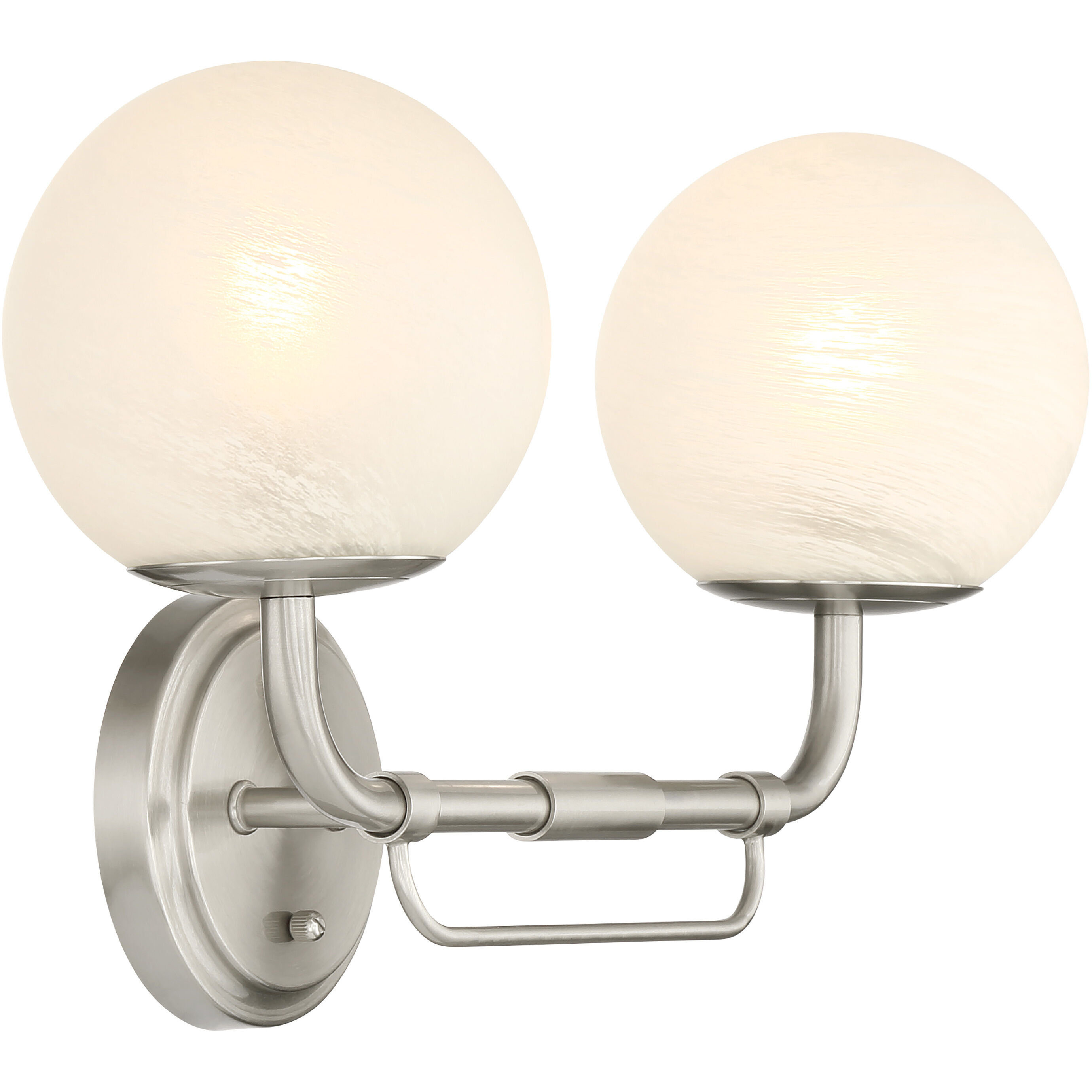Whitehall 2 Light 18 inch Brushed Nickel Vanity Light Wall Light
