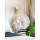Dion LED 5 inch Natural Brass Wall Sconce Wall Light