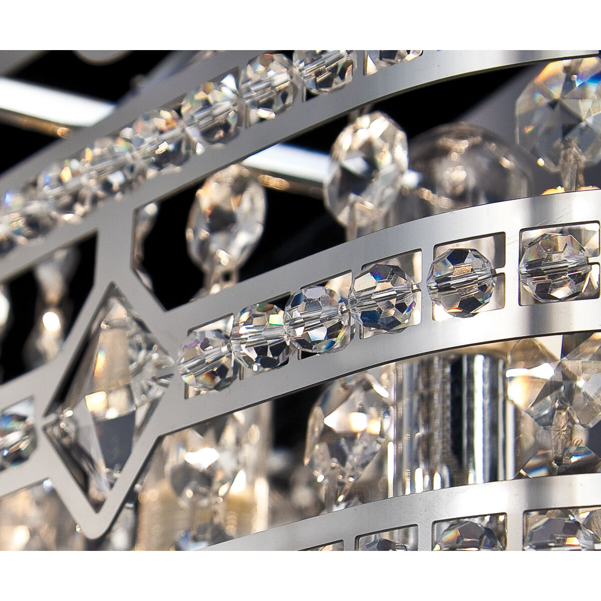 Mica 5 Light 28 inch Chrome Vanity Light Wall Light