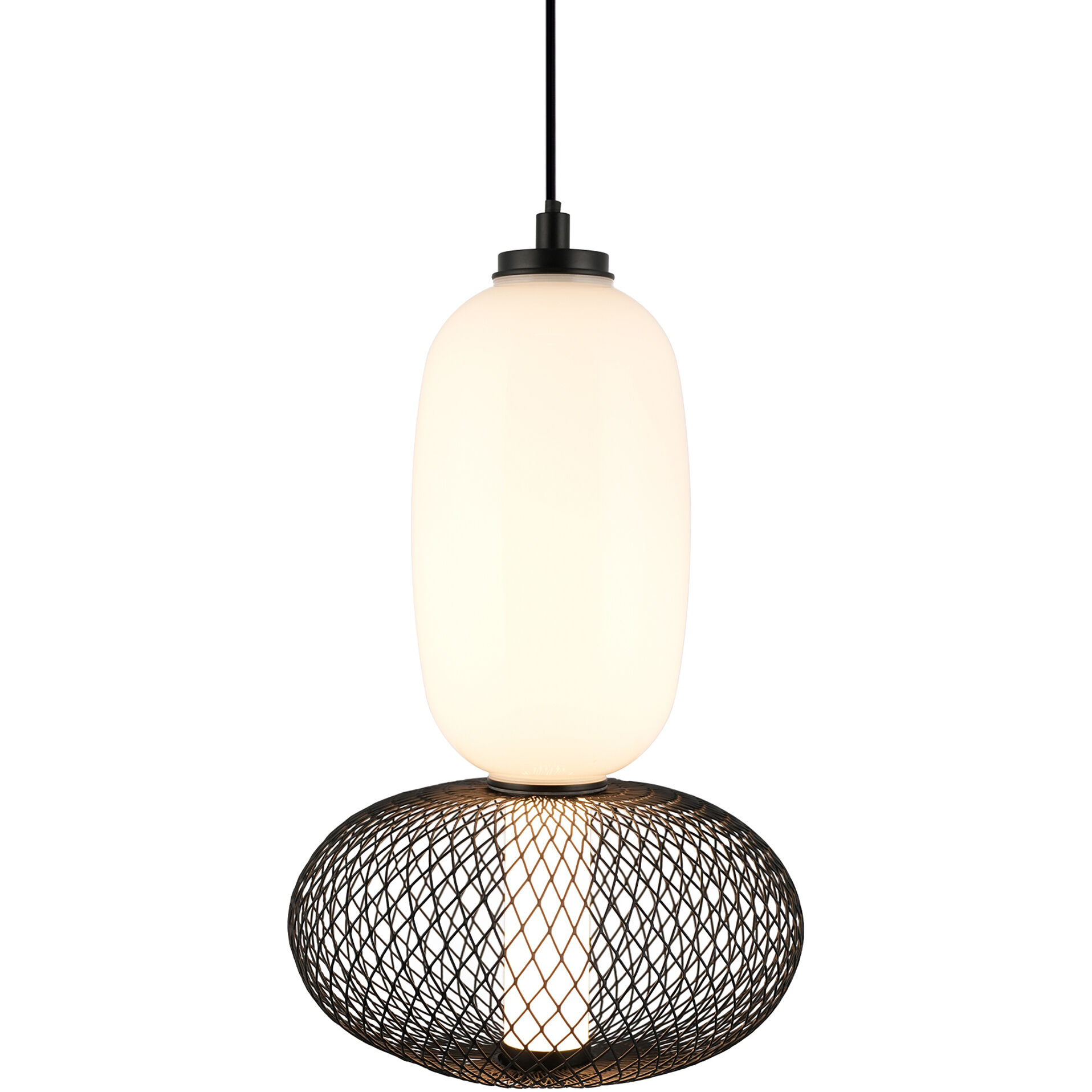 Ace LED 8.7 inch Black Pendant Ceiling Light