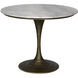 Joni 36 X 36 inch Aged Brass Dining Table