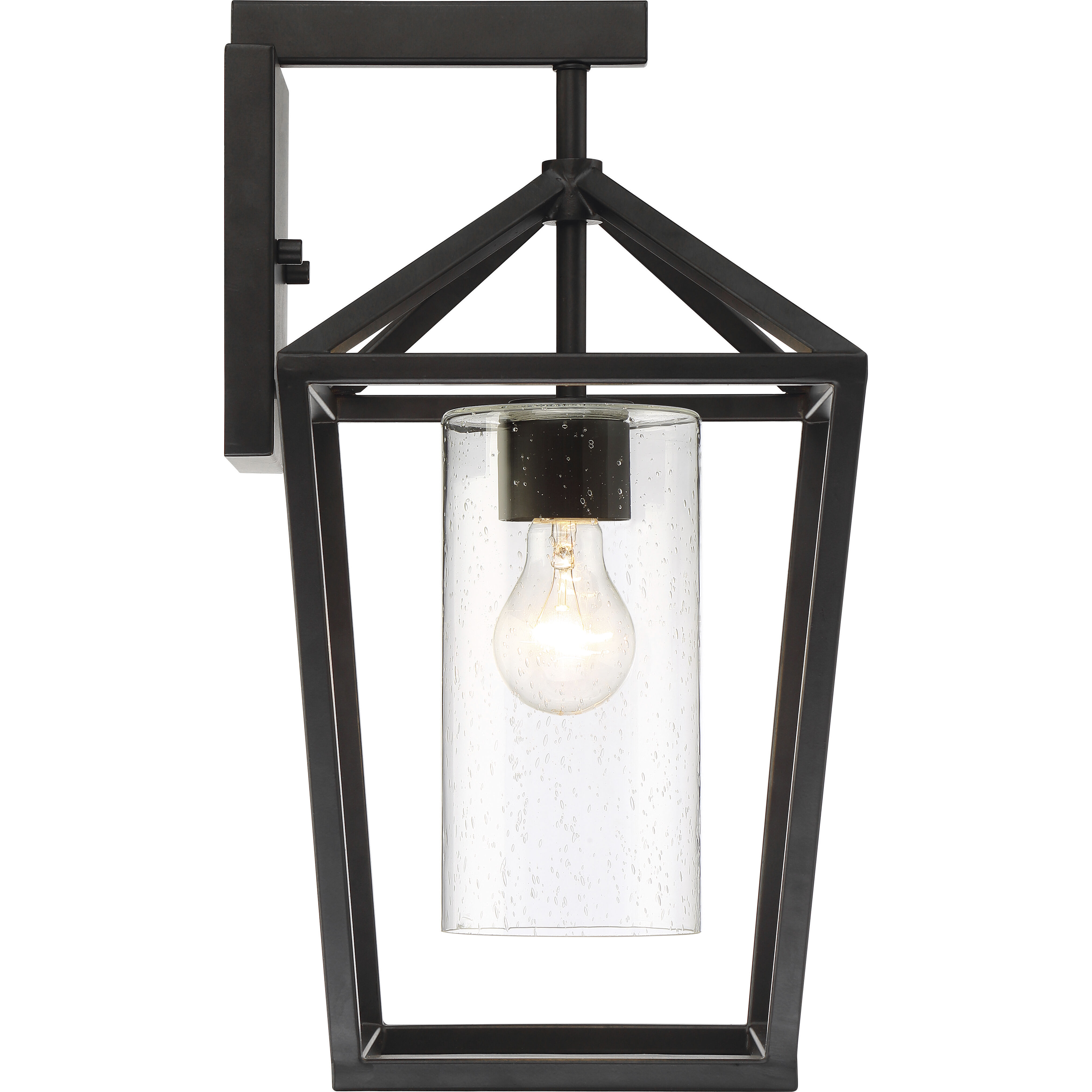 Hopewell 1 Light 17 inch Matte Black Outdoor Wall Lantern, Large