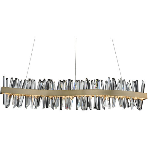 Glacier Island Light Ceiling Light in Brushed Champagne Gold