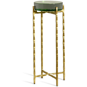 Jolly Rancher 23 X 9 inch Clear Emerald-Gold Accent Table