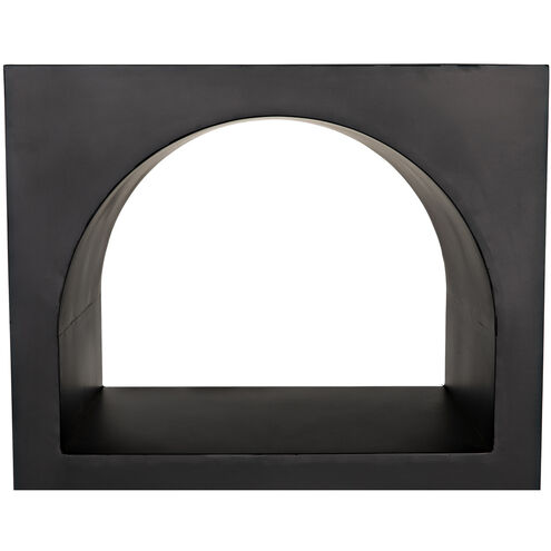 Aqueduct Matte Black Bookcase, A