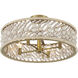 Horsmore 4 Light 20.25 inch Legacy Brass Semi Flush Ceiling Light