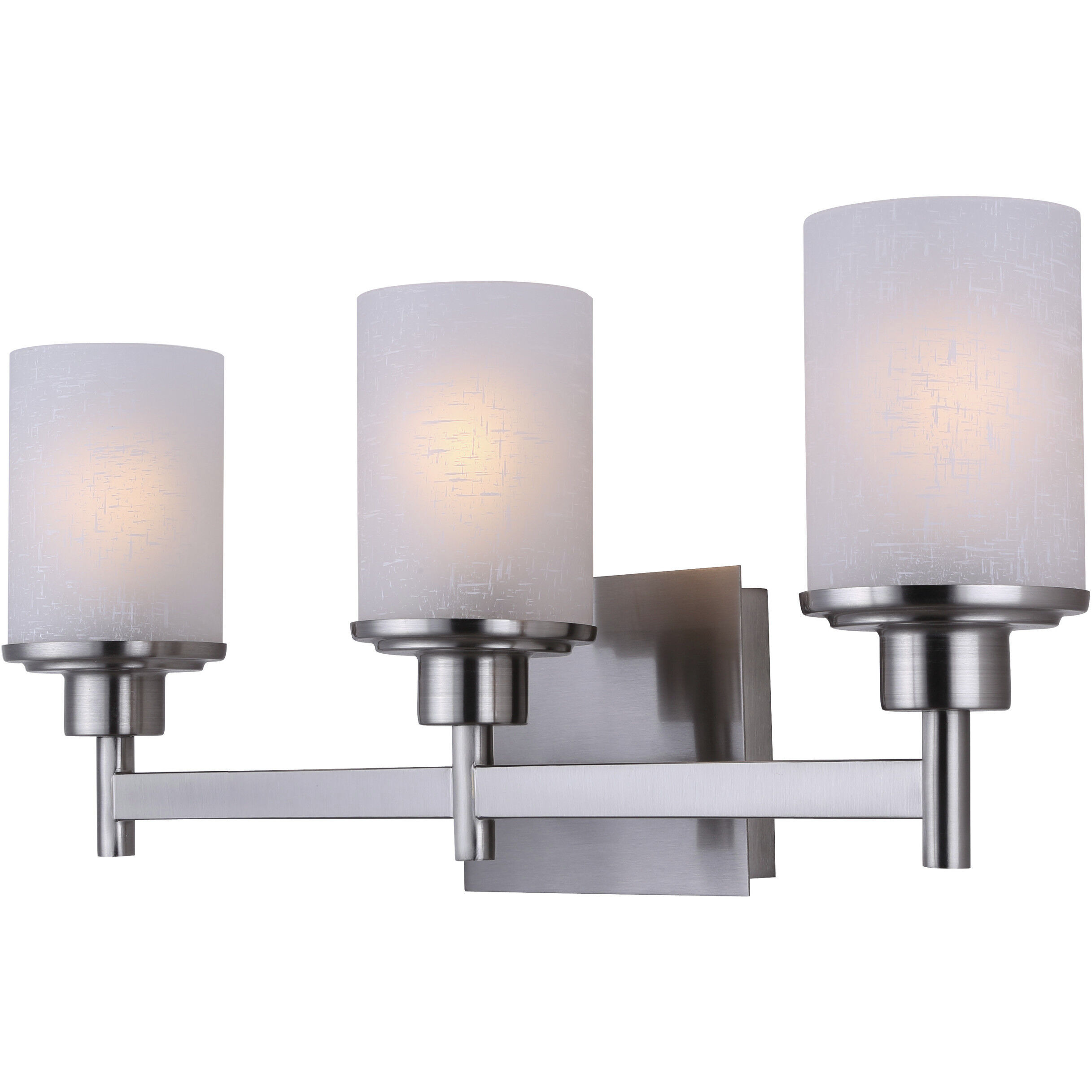 Madison 3 Light 22 inch Brushed Nickel Vanity Light Wall Light