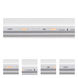 Ltls Series LED 50.5 inch Black LED Undercabinet