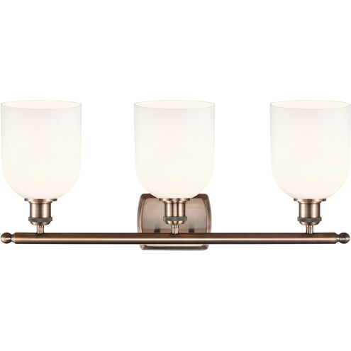 Ballston Bella 3 Light 25.5 inch Antique Copper Bath Vanity Light Wall Light