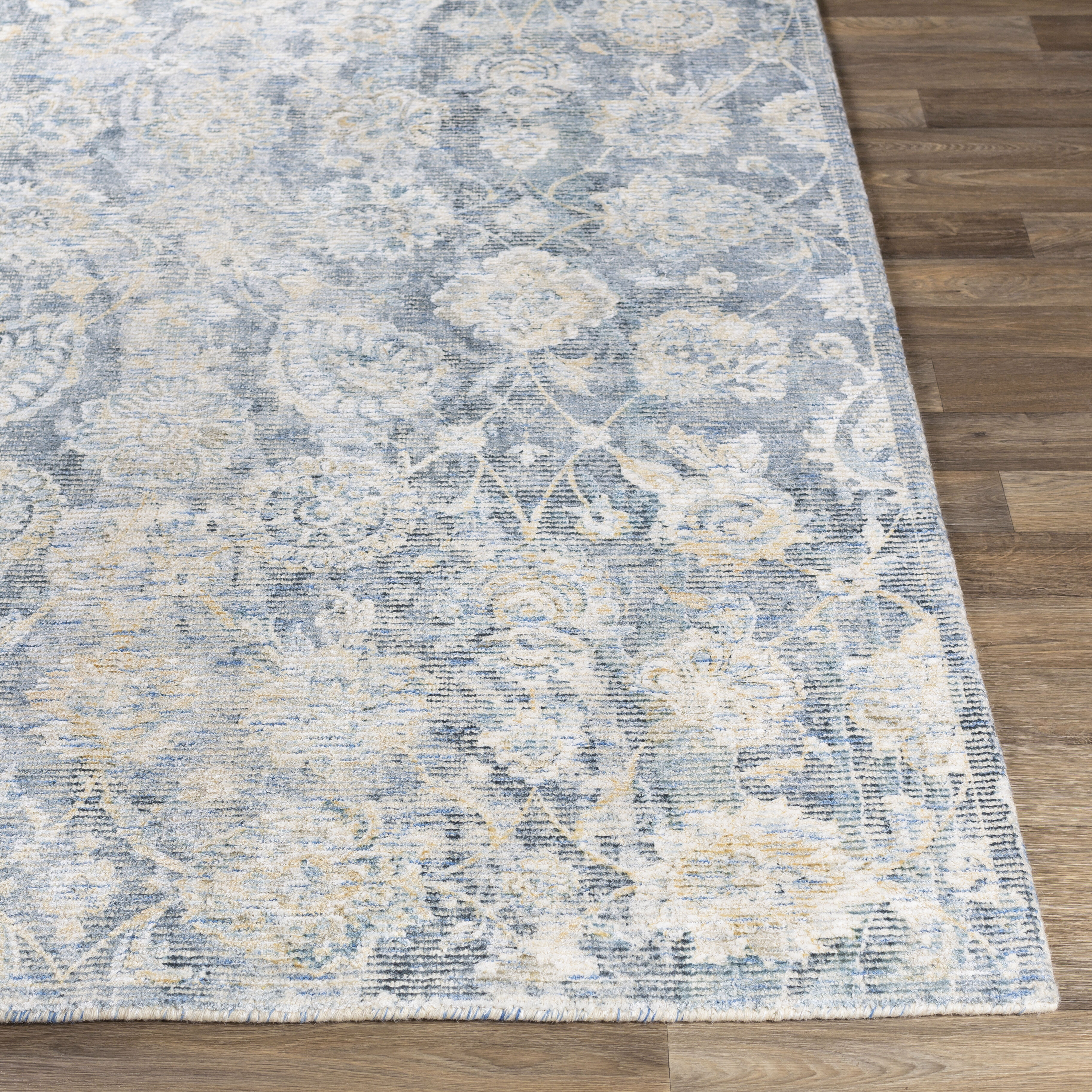 Wilson 90 X 60 inch Denim Rug in 5 x 8, Rectangle
