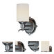 Knob Hill 1 Light 6.75 inch Antique Bronze Bath Vanity Wall Light