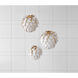 Chapman & Myers Cynara 1 Light 29 inch Plaster White Chandelier Ceiling Light in White with Gild, Large