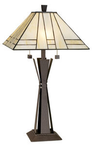 Citycraft 27 inch 75.00 watt Florida Bronze Table Lamp Portable Light