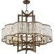 Grammercy 10 Light 34 inch Hand Painted Palacial Bronze Chandelier Ceiling Light