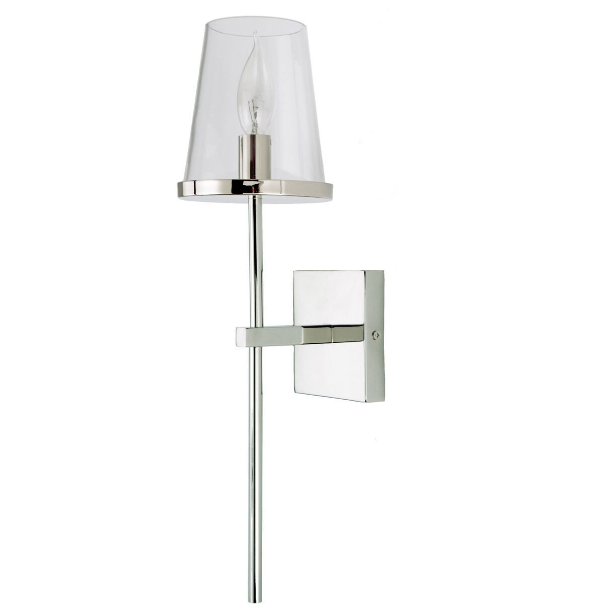 Kent 1 Light 5 inch Polished Nickel Wall Sconce Wall Light