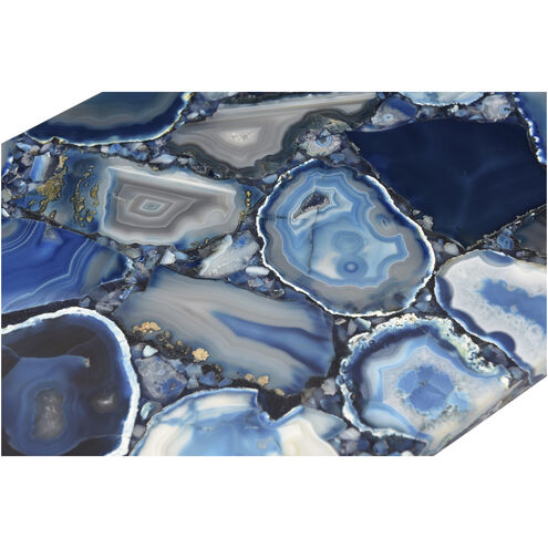 Agate 47 X 12 inch Blue Console Table