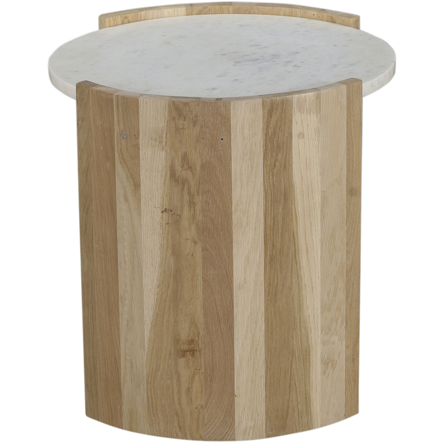 Dala 20 X 18.5 inch White Side Table