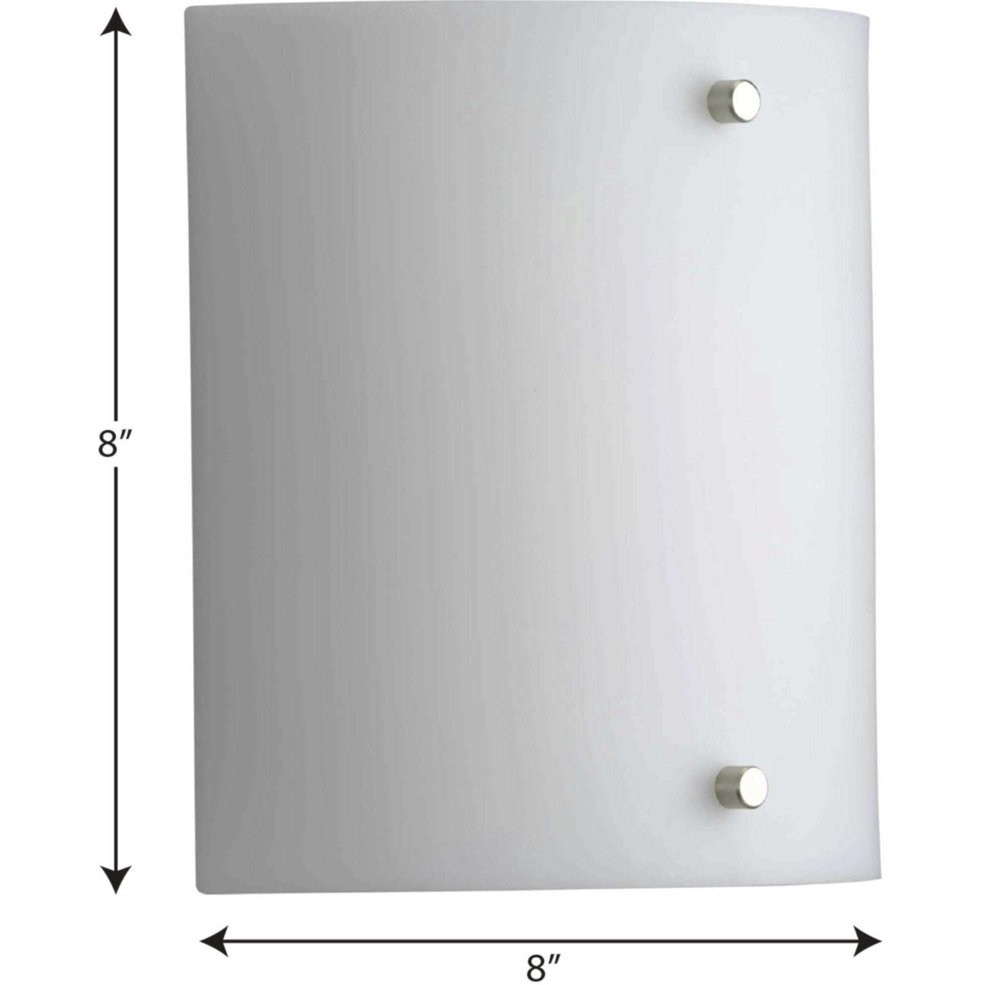 Curve LED LED White ADA Wall Sconce Wall Light, Progress LED