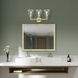 Ashridge 3 Light 24 inch Polished Brass Vanity Wall Sconce Wall Light