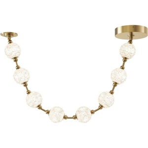 Marni LED 4.38 inch Natural Brass Pendant Ceiling Light