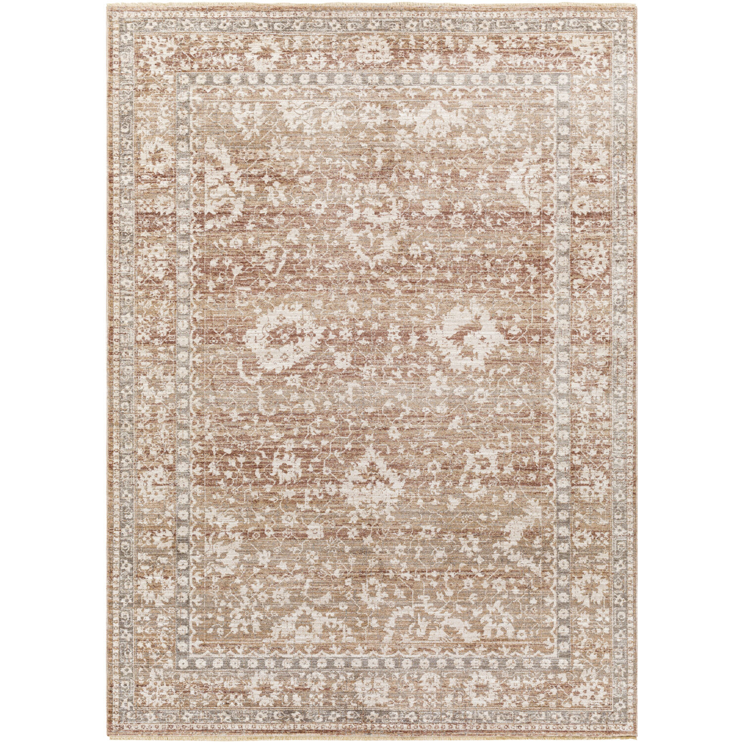 Carlisle 93 X 63 inch Taupe Rug, Rectangle