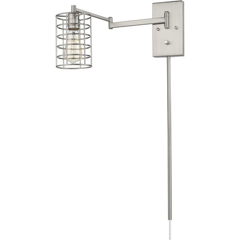 Jett 1 Light 5 inch Satin Nickel Sconce Wall Light