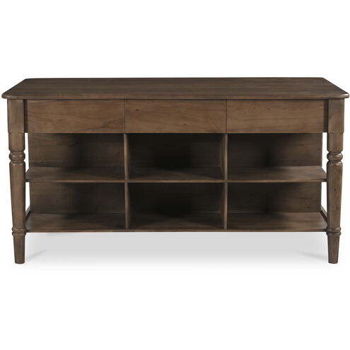 Russet Brown Kitchen Island
