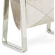 Andres 18 X 14 inch Basket in Polished Nickel, Magazine Rack