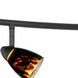 Serpentine 5 Light 120V Dark Bronze Rail Fixture Ceiling Light