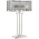 Celine 25 inch 60.00 watt Aged Silver Table Lamp Portable Light