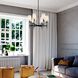 Camden LED 30 inch Matte Black Chandelier Ceiling Light
