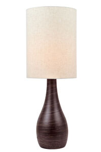 Quatro 31 inch 100.00 watt Brushed Dark Bronze Table Lamp Portable Light