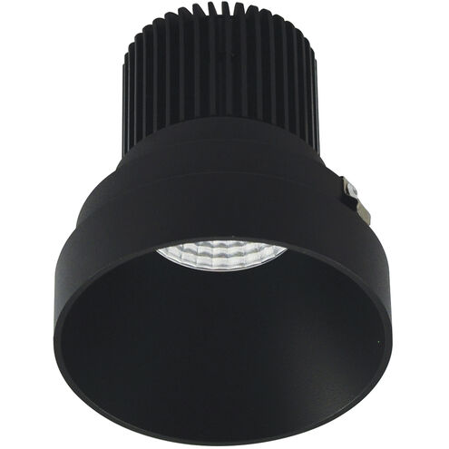 Iolite Black with Black Recessed Light in 800, Comfort Dim, Round Trimless Reflector