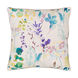 Florissant 22 X 22 inch Bright Yellow/Ivory/Aqua/Light Gray/Bright Orange Pillow Cover