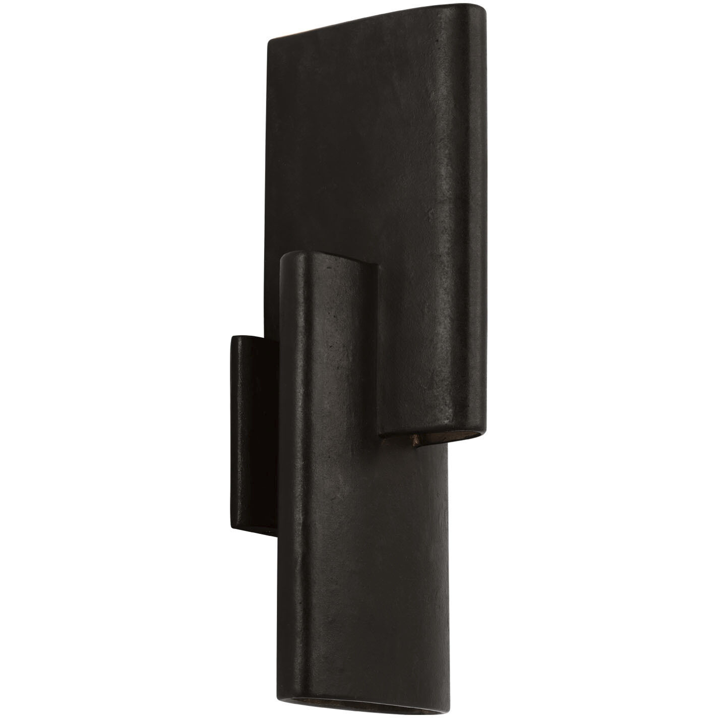 Kelly Wearstler Lotura LED 6 inch Museum Black Intersecting Sconce Wall Light