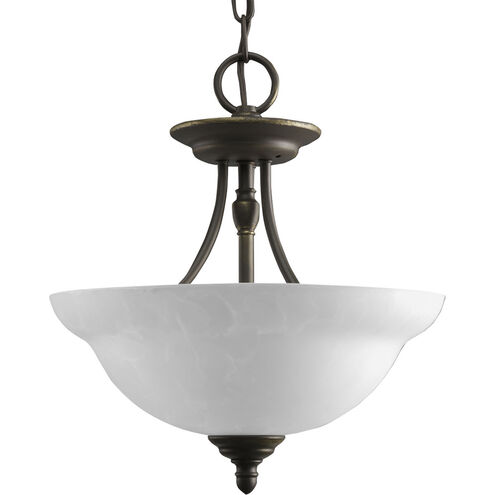 Richmond Hill 2 Light 13 inch Antique Bronze Semi-Flush Mount Ceiling Light