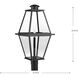 Bradshaw 1 Light 25.25 inch Textured Black Outdoor Post Lantern, Design Series