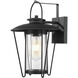 Stockwell 1 Light 14.25 inch Matte Black Exterior Wall Mount