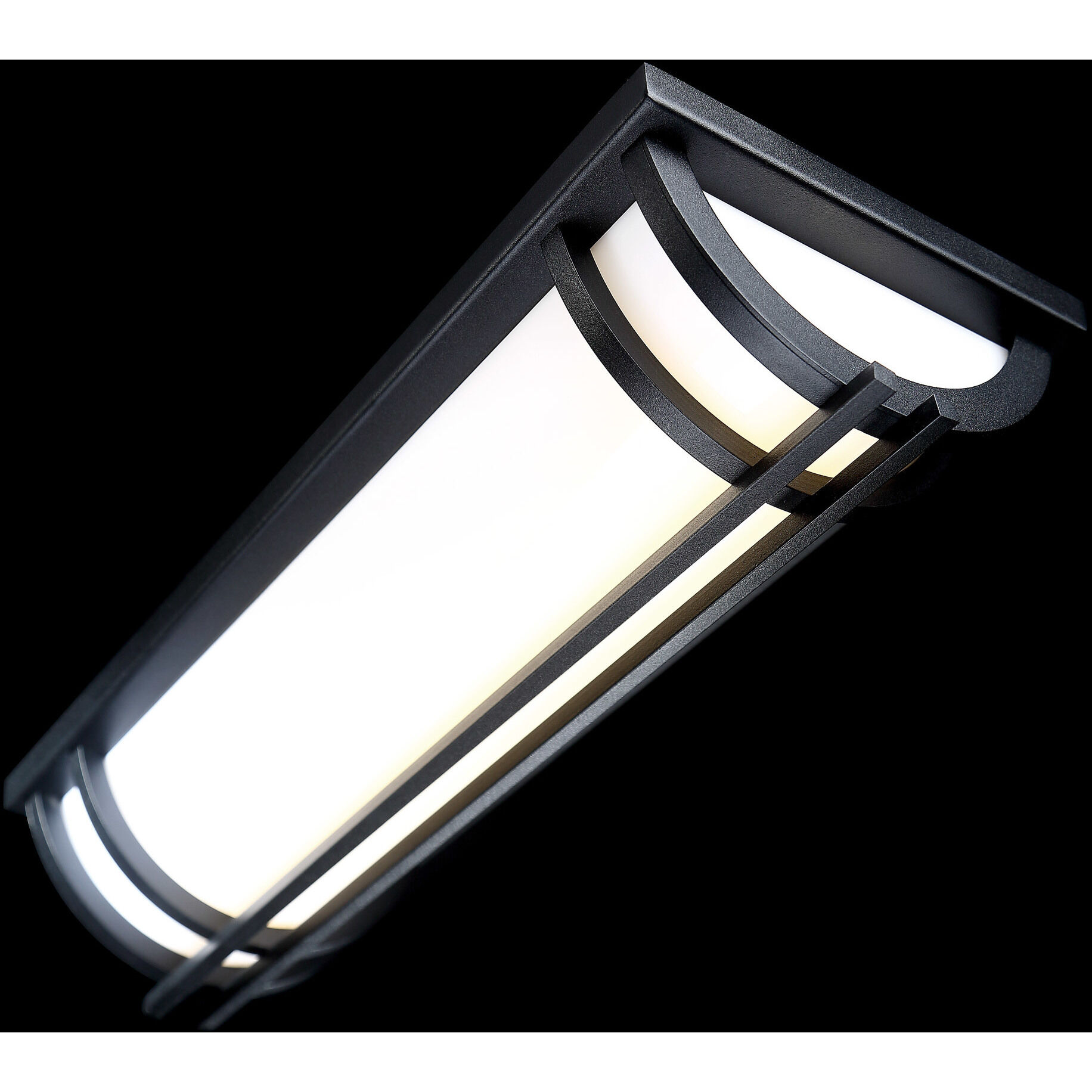 Skyscraper LED 18 inch Black Outdoor Wall Light in 3500K, 18in.